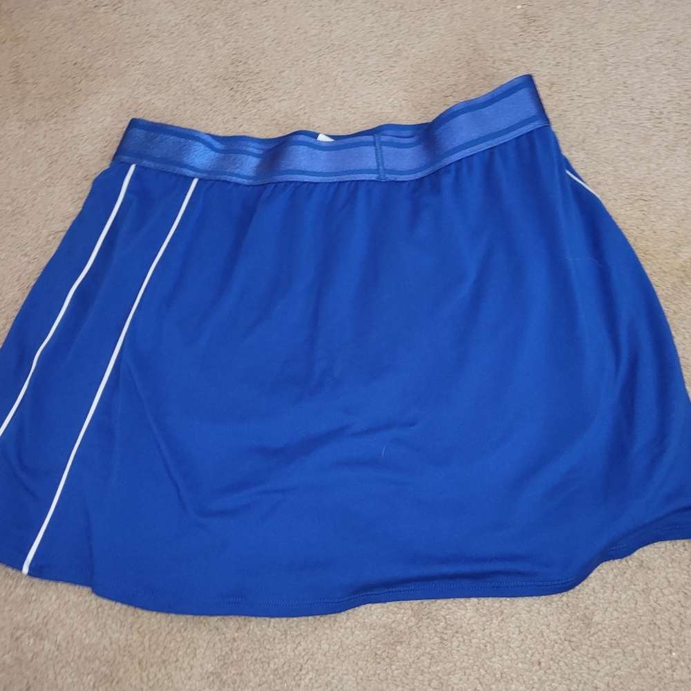 Blue tennis skirt